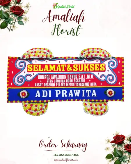 Papan Bunga Ucapan Selamat bojonggenteng